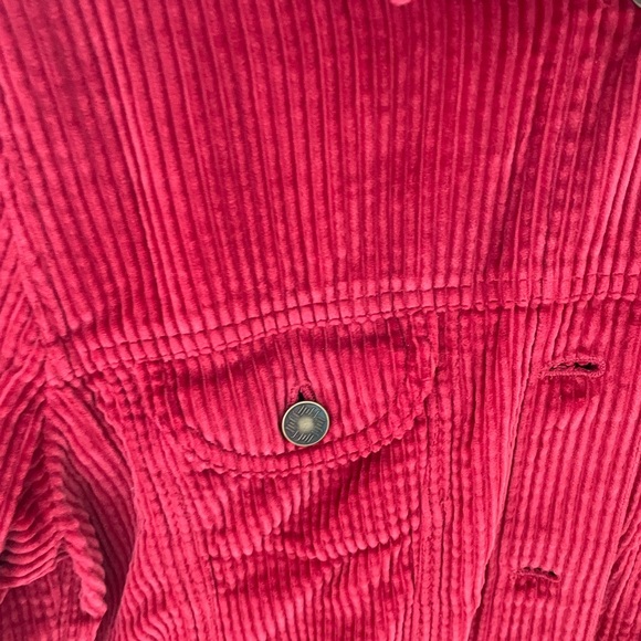 J. Jill Rich Red Corduroy Fabric - Picture 6 of 9